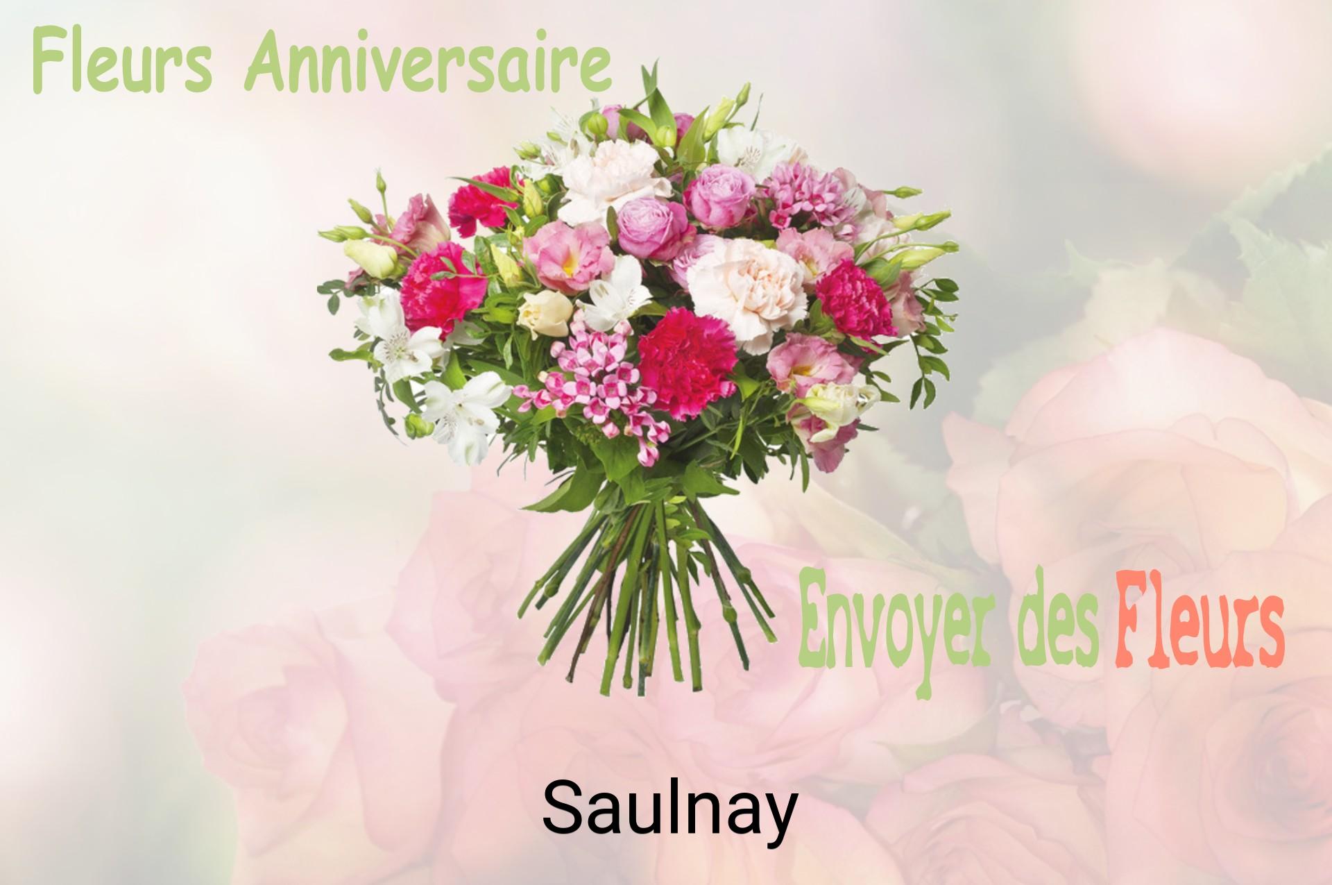 Bouquet de fleurs d’anniversaire livré à Saulnay